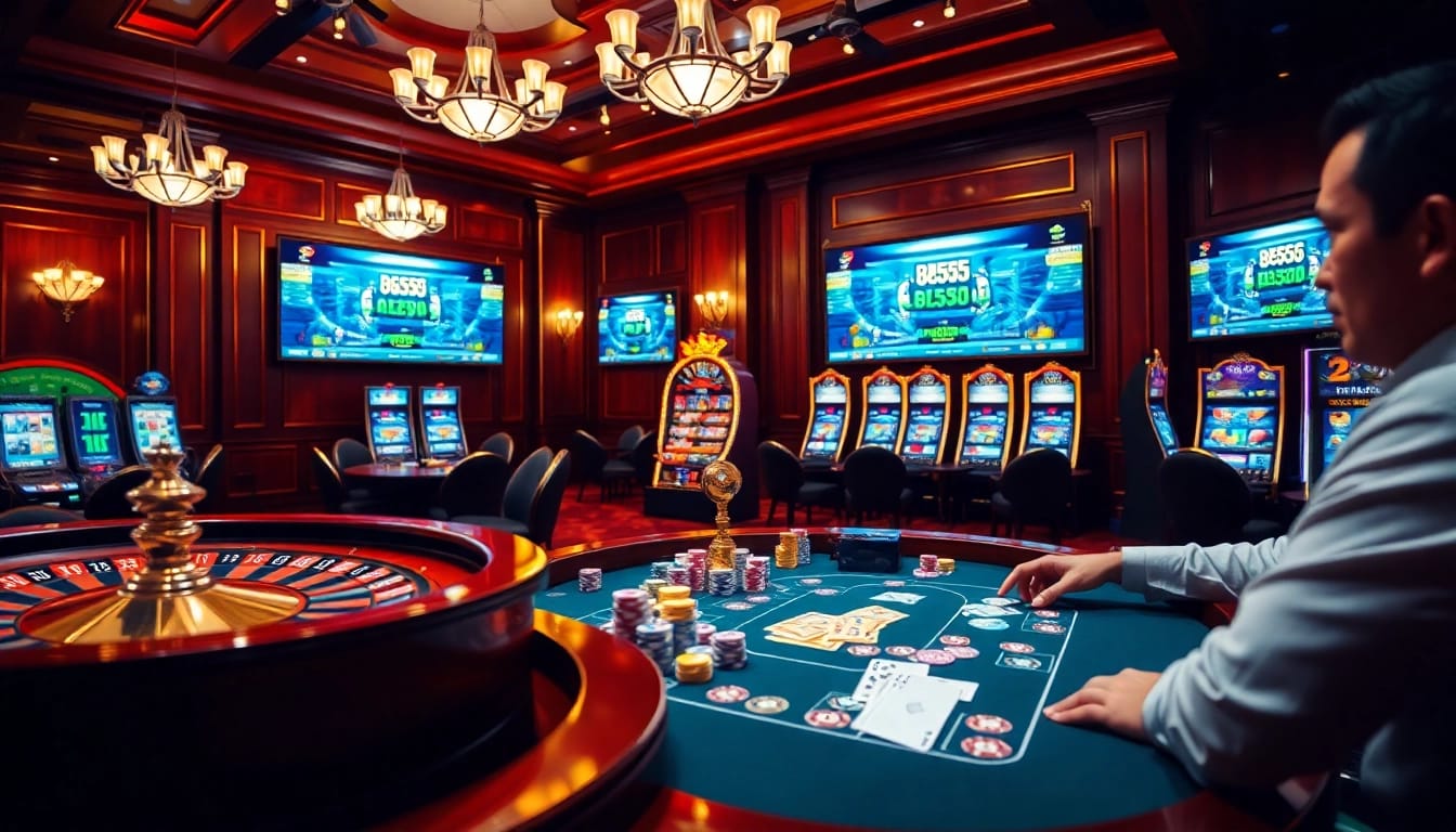 Experience the thrill of bl555 with dynamic poker action and vibrant casino elements.