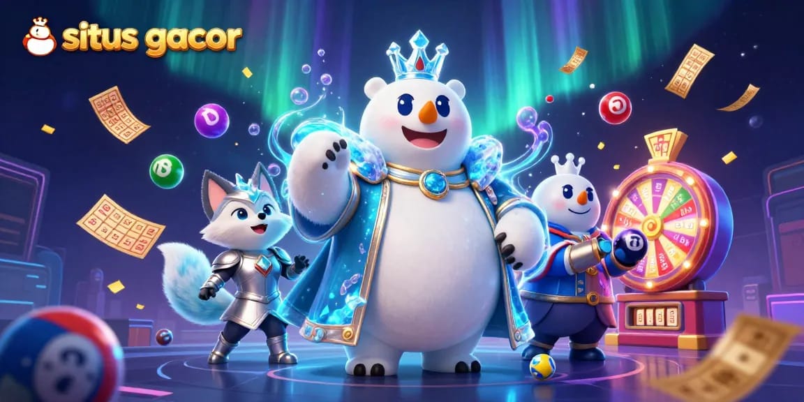 Situs gacor celebrates the thrill of gaming with vibrant slots, captivating characters, and dynamic casino elements