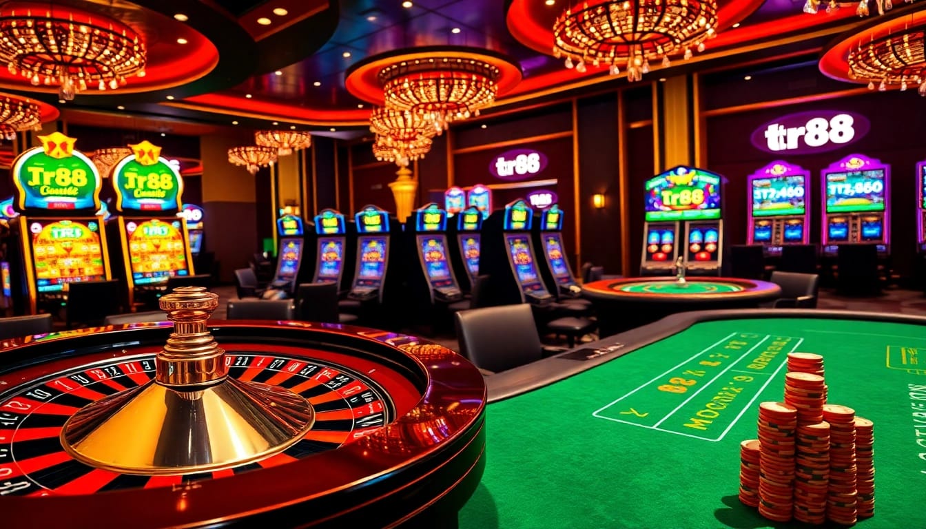 Experience the thrill of gambling at tr88 with luxurious casino games and vibrant atmosphere.