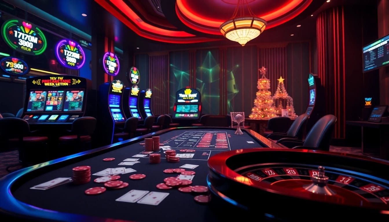 Experience the thrill of online gambling at 789win with vibrant casino elements and high-stakes action.