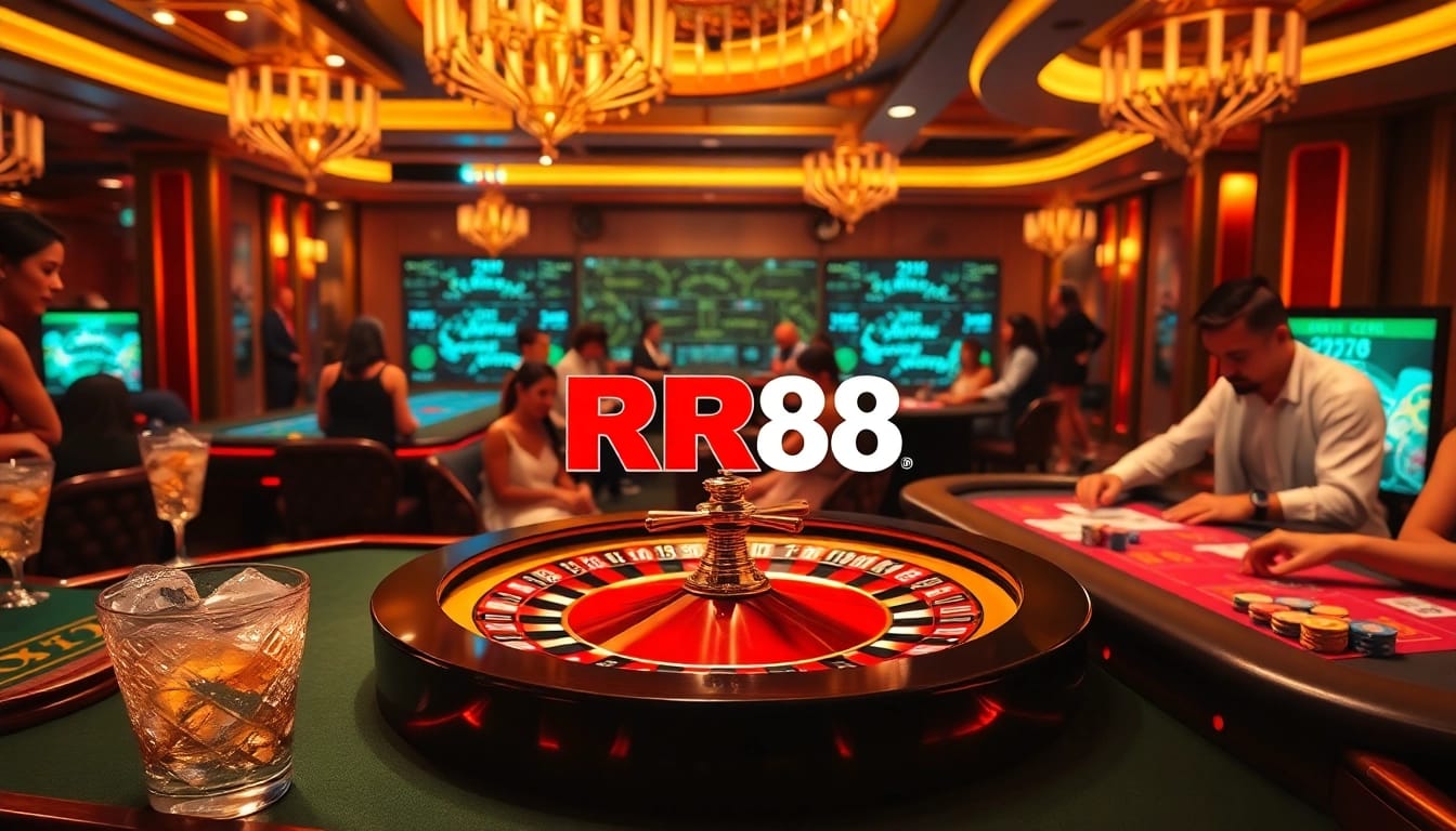 Experience thrilling betting action at RR88 with vibrant casino games and high-stakes excitement.