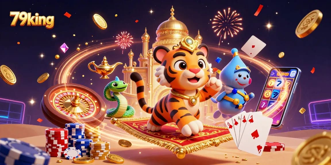 Experience thrilling gameplay at 79king with vibrant casino elements and engaging characters.