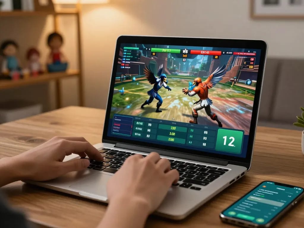 Tham gia đá gà trực tuyến Philippines với cược thời gian thực trên laptop trong một ngôi nhà ấm cúng