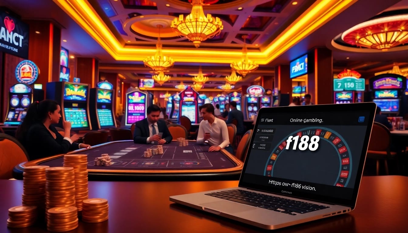 Experience the thrill of gambling at https://f168.vision/ with vibrant casino tables and exciting bets.
