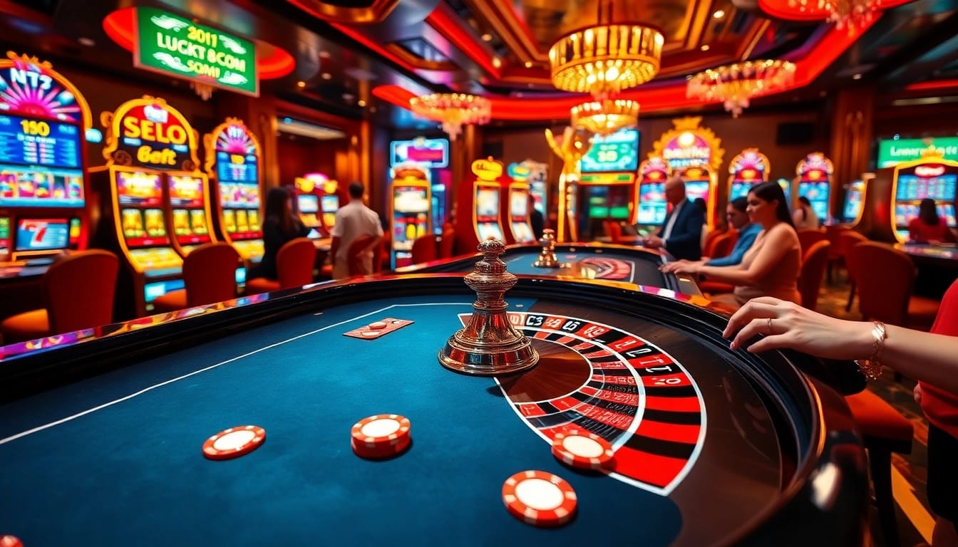 Experience the thrilling atmosphere of Luck8 Com with exciting casino games and vibrant visuals.