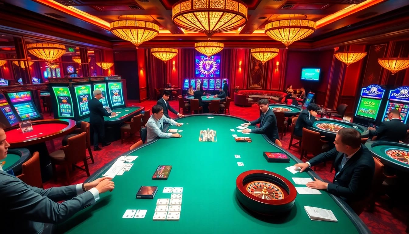Experience the excitement of F8bet casino gaming with vibrant tables and action.