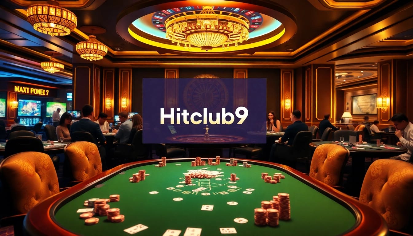 Experience the thrill of gambling at Hitclub9 with vibrant poker games and roulette excitement.