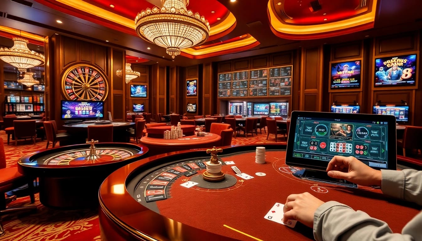 Experience thrilling gameplay at c168game.com with professional poker tables and roulette wheels.