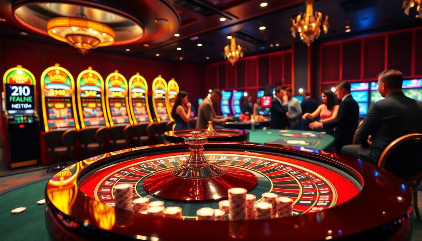 Engage in thrilling casino games at nk88 with vibrant roulette and poker experiences.