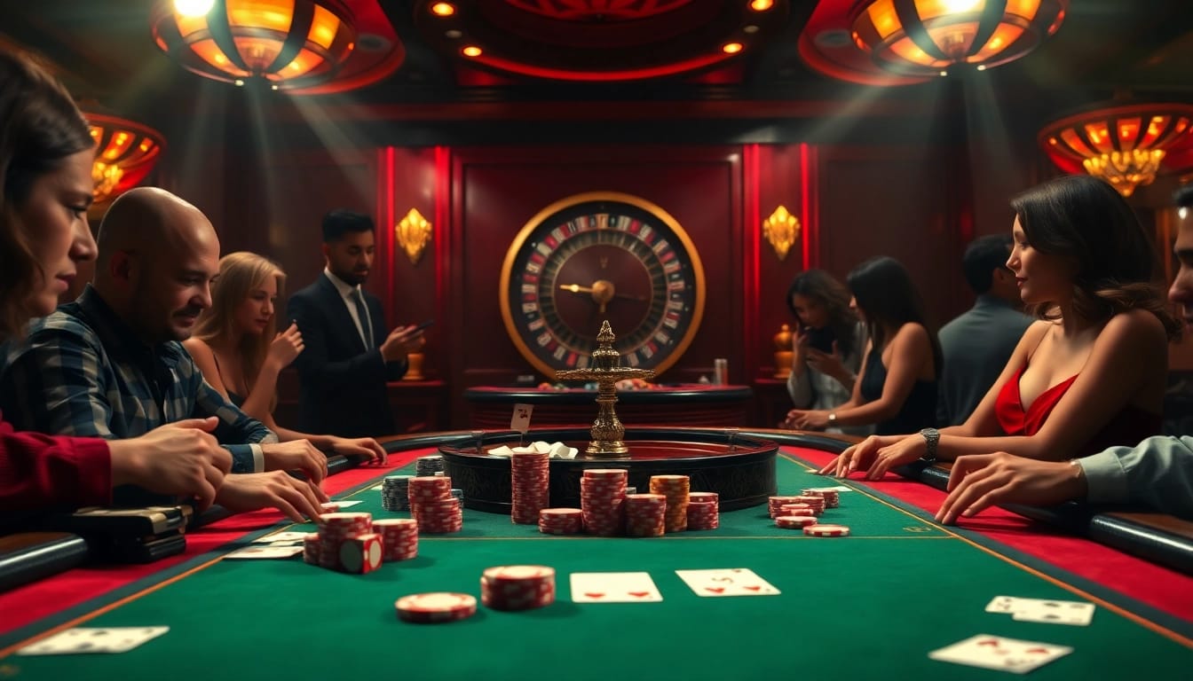 Experience thrilling gameplay at Daga's premium casino, with poker action and luxurious ambiance.