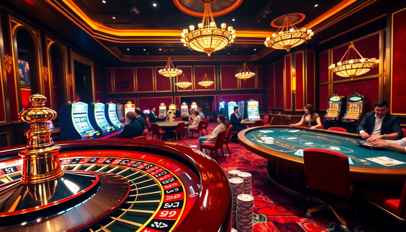 Experience luxury gaming at Xin88 casino with high-stakes roulette, poker, and vibrant slot machines.