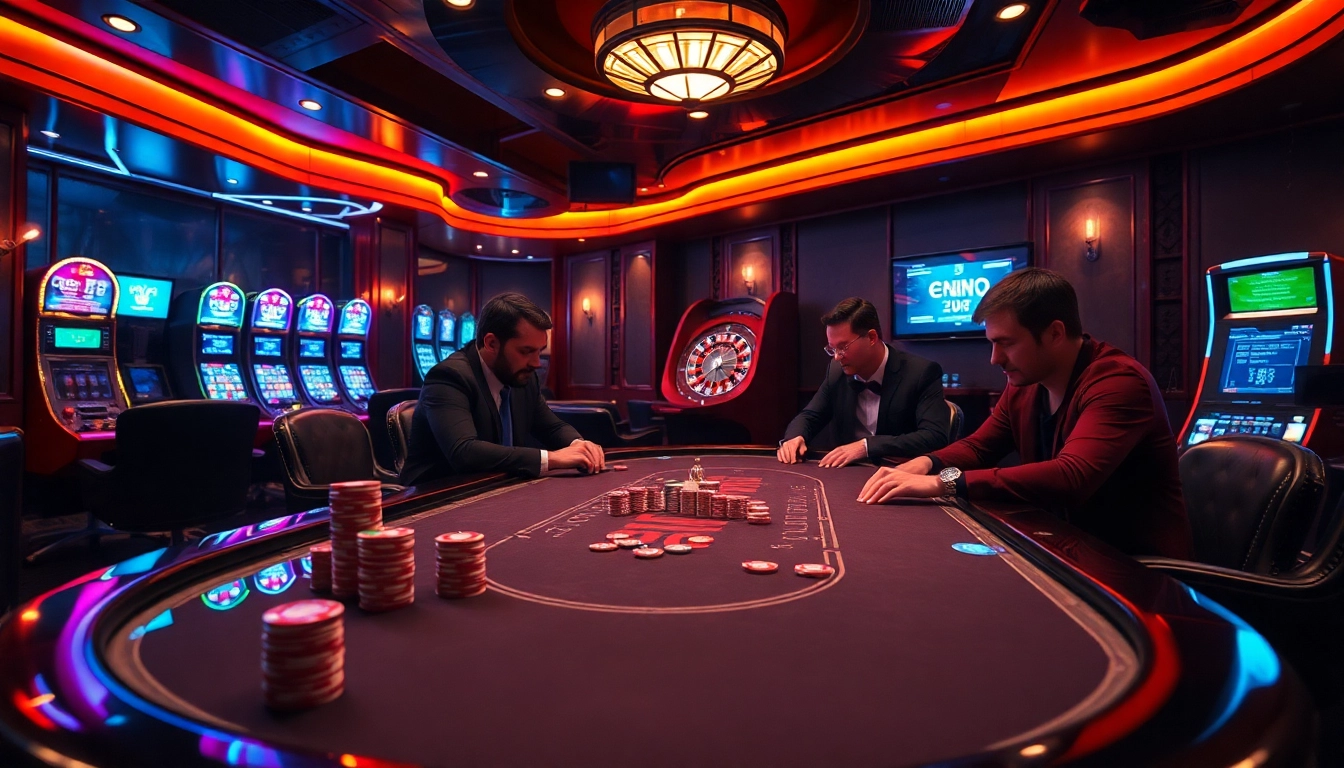 Engage with the hidden wiki through strategic poker play in a luxurious casino environment.