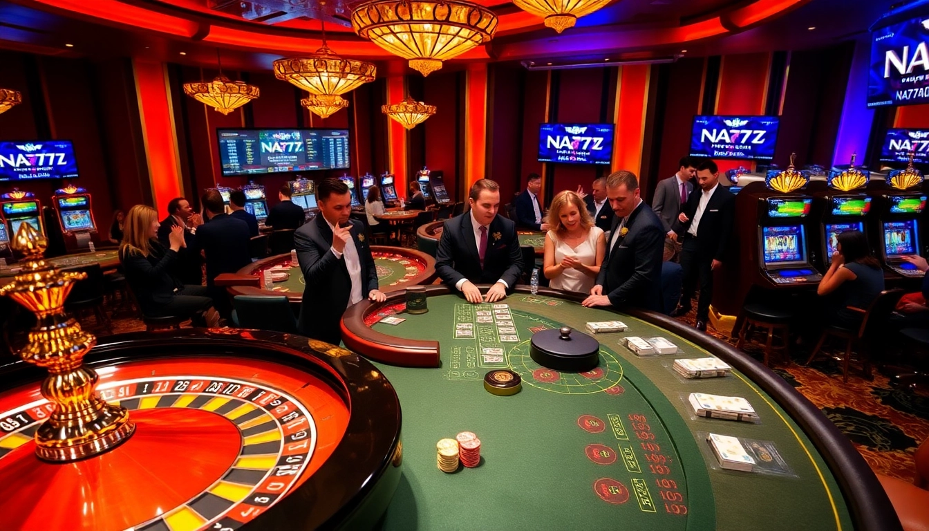 Experience the excitement of NA777 casino with professional dealers and thrilling games.