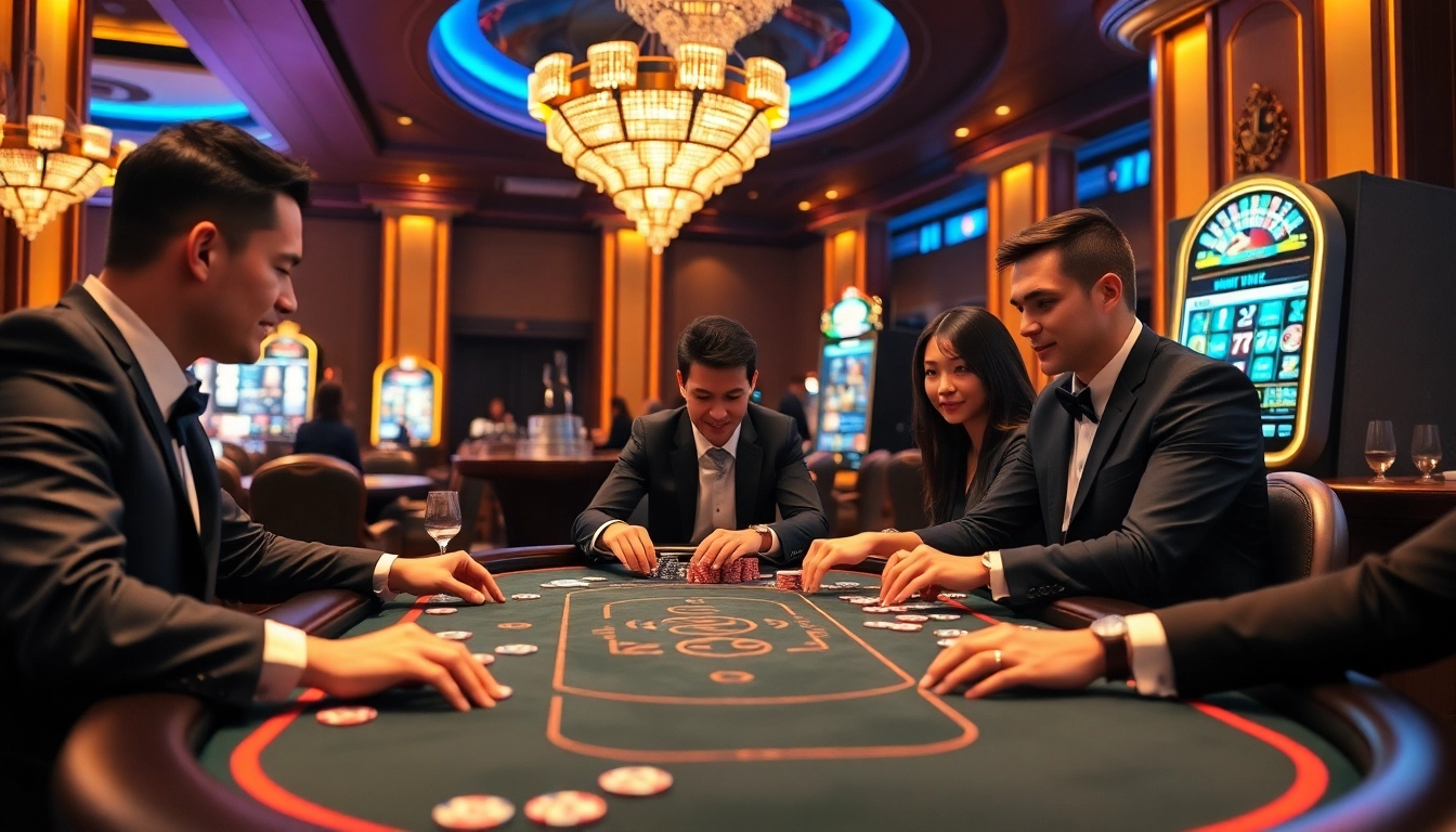 Engage in high-stakes poker at 888NEW's luxurious casino table, showcasing vibrant chips and cards.