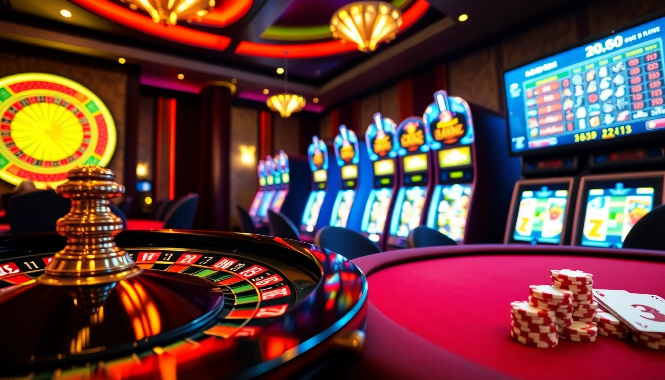 Engage in thrilling gaming at https://123b.ing/ with vibrant casino tables and modern online interfaces.