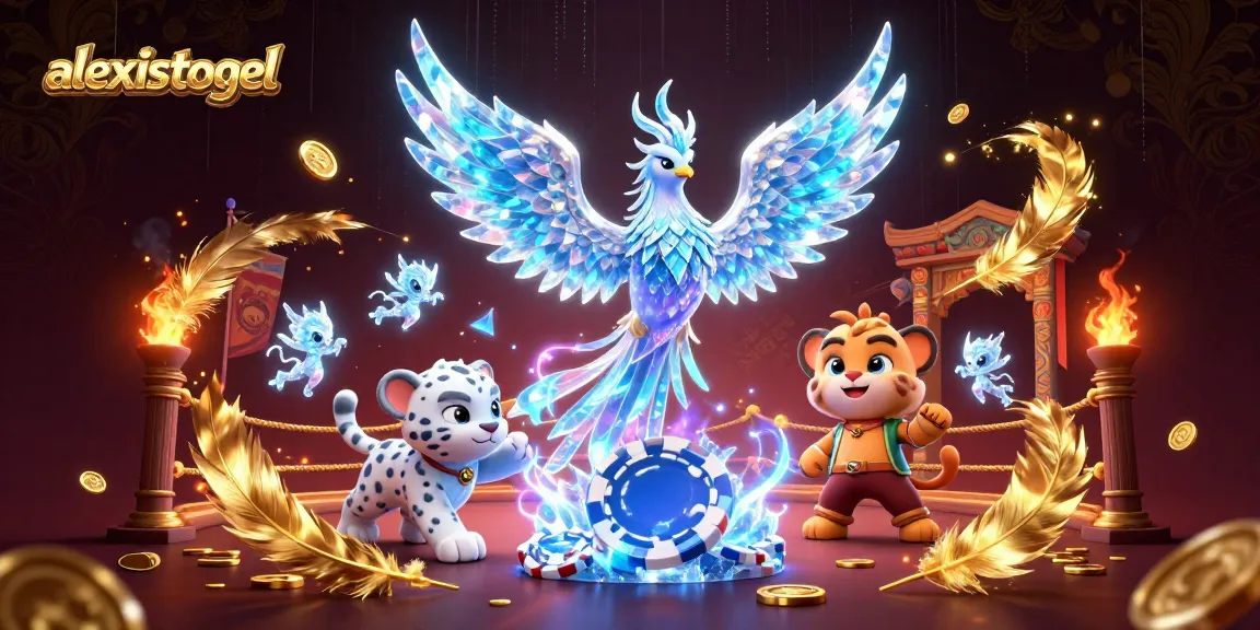 Memenangkan hadiah menarik di alexistogel dengan permainan slot online penuh warna dan efek berkilauan.