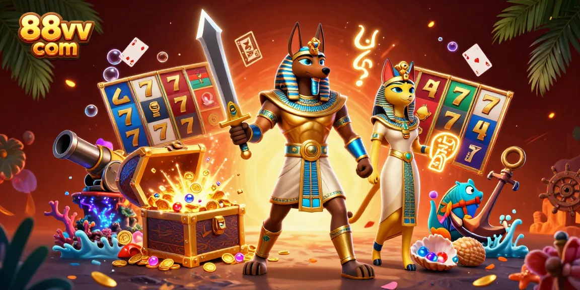 Engage in games at 88vv com with vibrant characters and dynamic slot elements for an immersive experience.