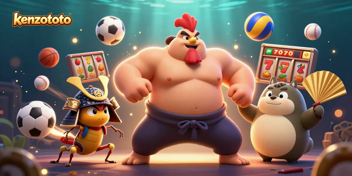 Celebrate wins with kenzototo's thrilling slot games featuring vivid characters and dynamic sports elements.