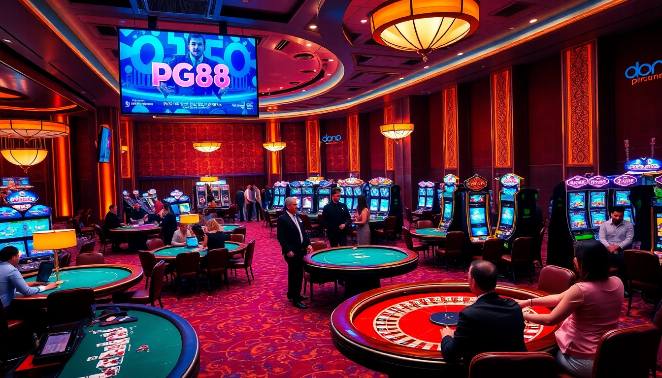 Experience excitement at pg88 in a luxurious casino with engaging games and vibrant atmosphere.