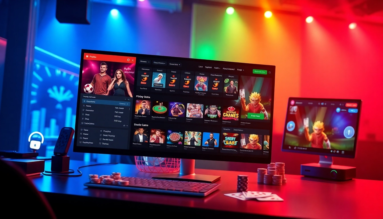 33win online gaming platform interface with vibrant colors and dynamic features.