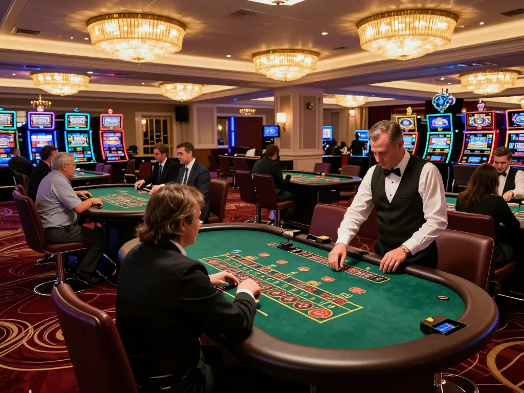 Engaged players participating at the casino, showcasing strategic gameplay at Trang chủ F8bet.