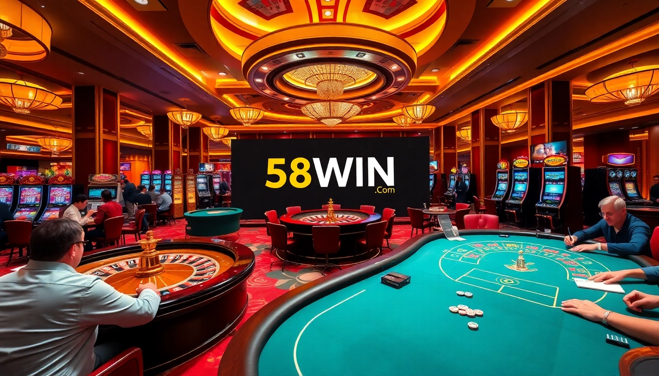Experience the thrill of winning at 58WIN Com as players engage in exciting casino games.