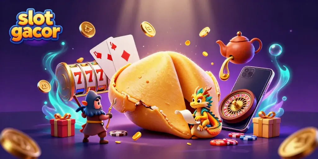 Experience exciting gameplay with the slot gacor scene featuring lucky symbols and vibrant characters.
