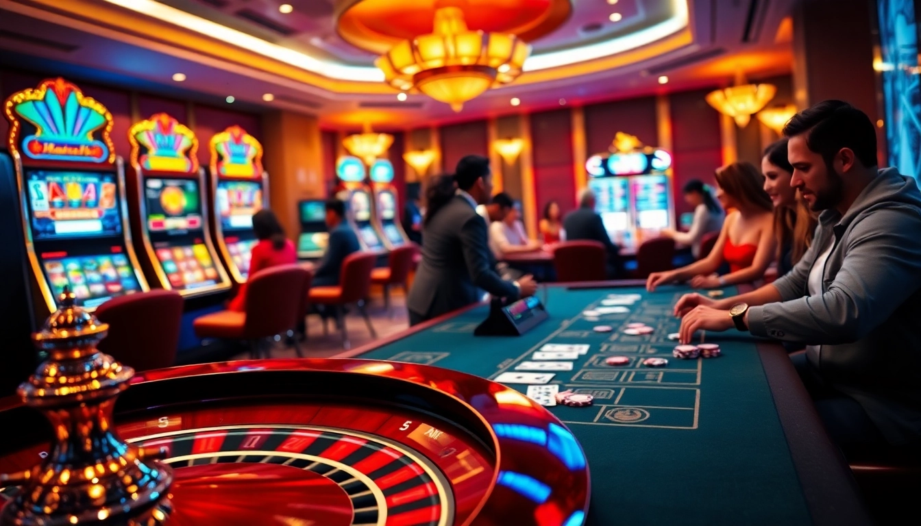 Experienced players strategizing at a glamorous poker table, highlighting asupanjitu in casino excitement.