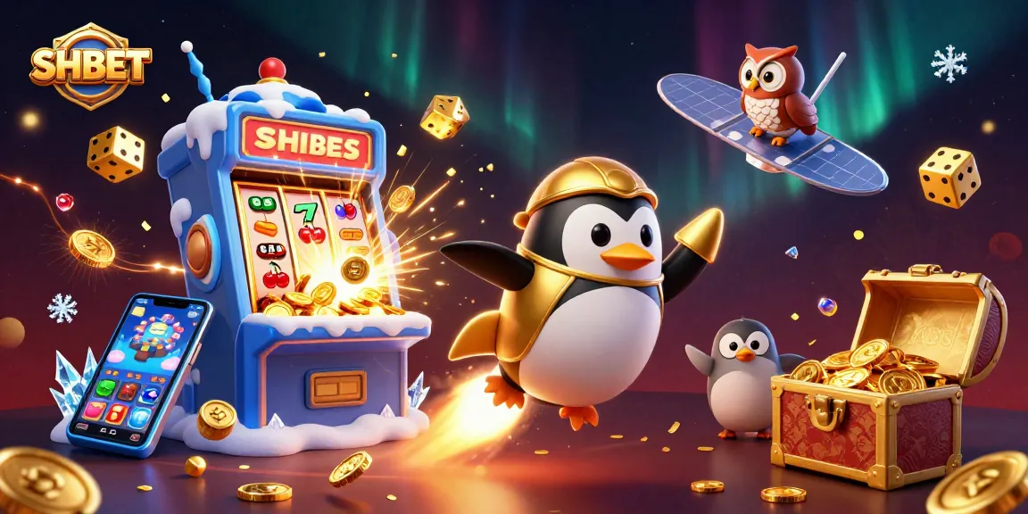 Experience thrilling gaming at SHBET with dynamic 3D elements in an exciting casino atmosphere.