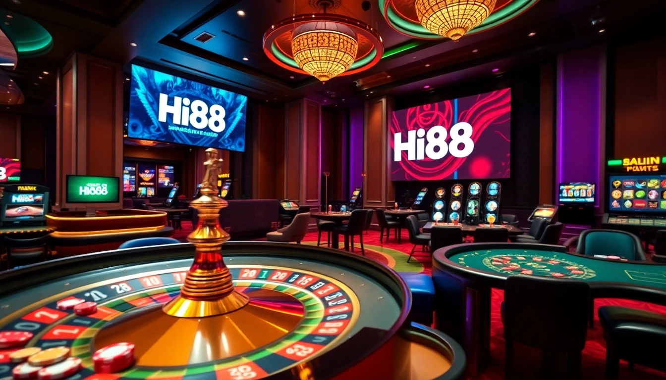 Experience thrill and excitement at Hi88's top online casino with vibrant games and dynamic action.