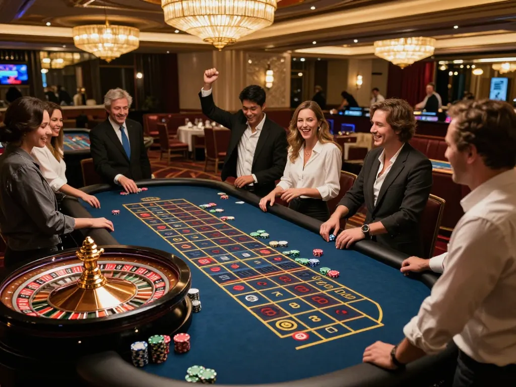 pemain thebigbearbutt terlibat dalam permainan roulette yang mendebarkan dengan taruhan dan kegembiraan roda berputar