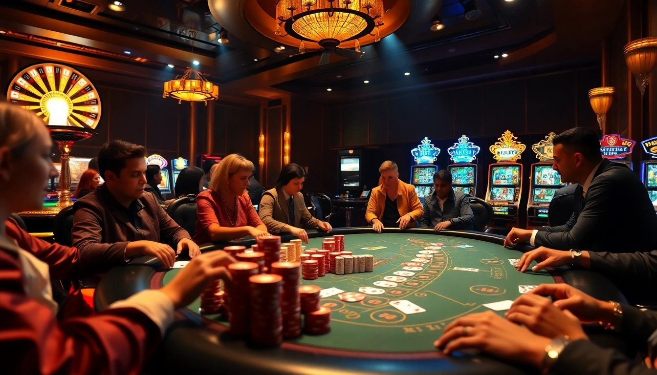 Experience the thrill of poker at https://fb88.report/, showcasing high-stakes excitement and luxurious casino vibes.