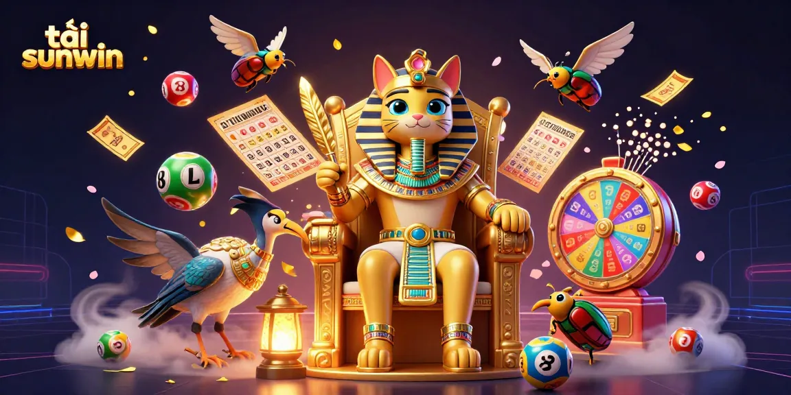 Experience the excitement of tải sunwin with vibrant lottery elements and dynamic casino imagery.