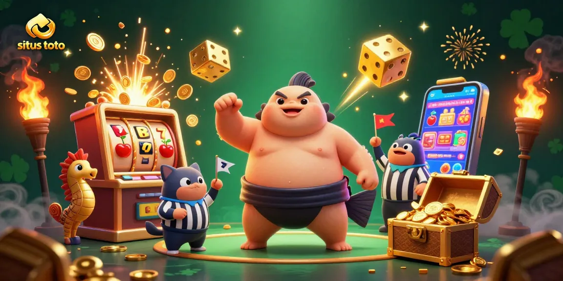 Experience exciting gaming moments at situs toto with colorful characters and dynamic casino elements.