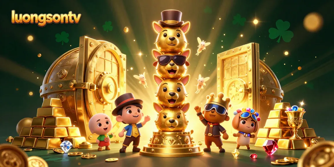 Experience rich casino pleasures with luongsontv's captivating 3D illustration.