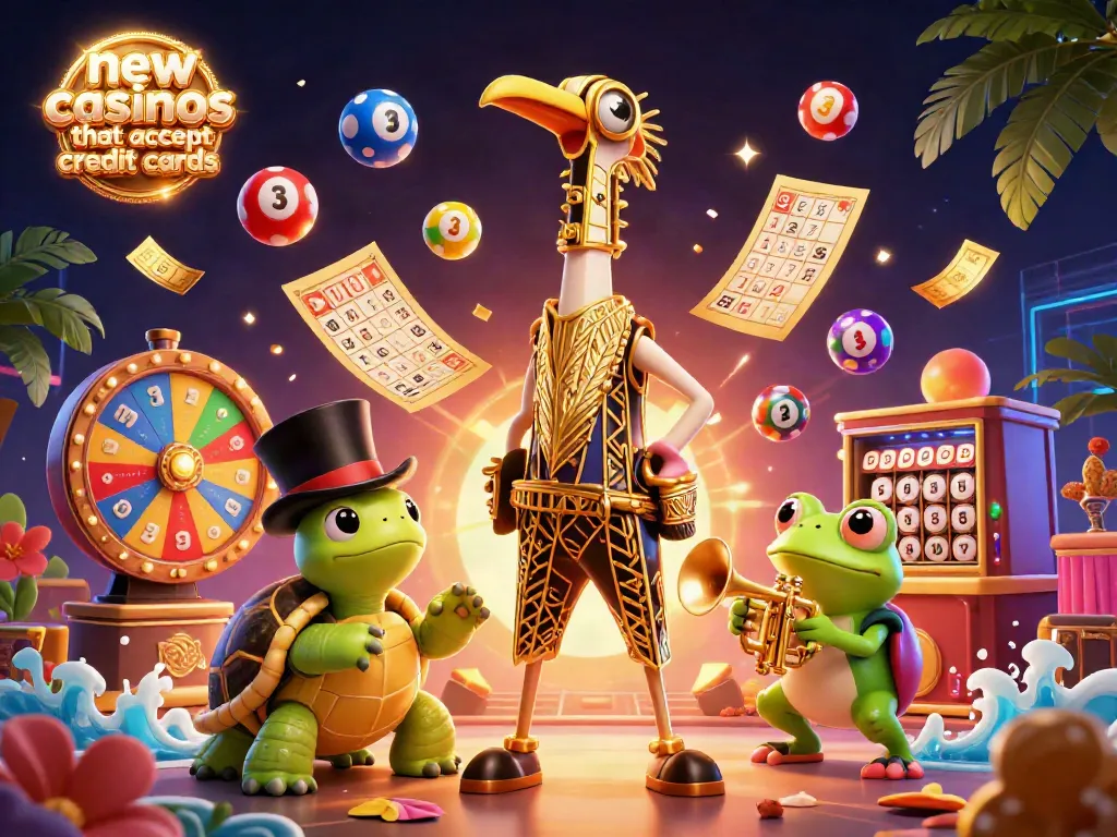 Experience thrilling action at new casinos that accept credit cards with dynamic characters and game elements.