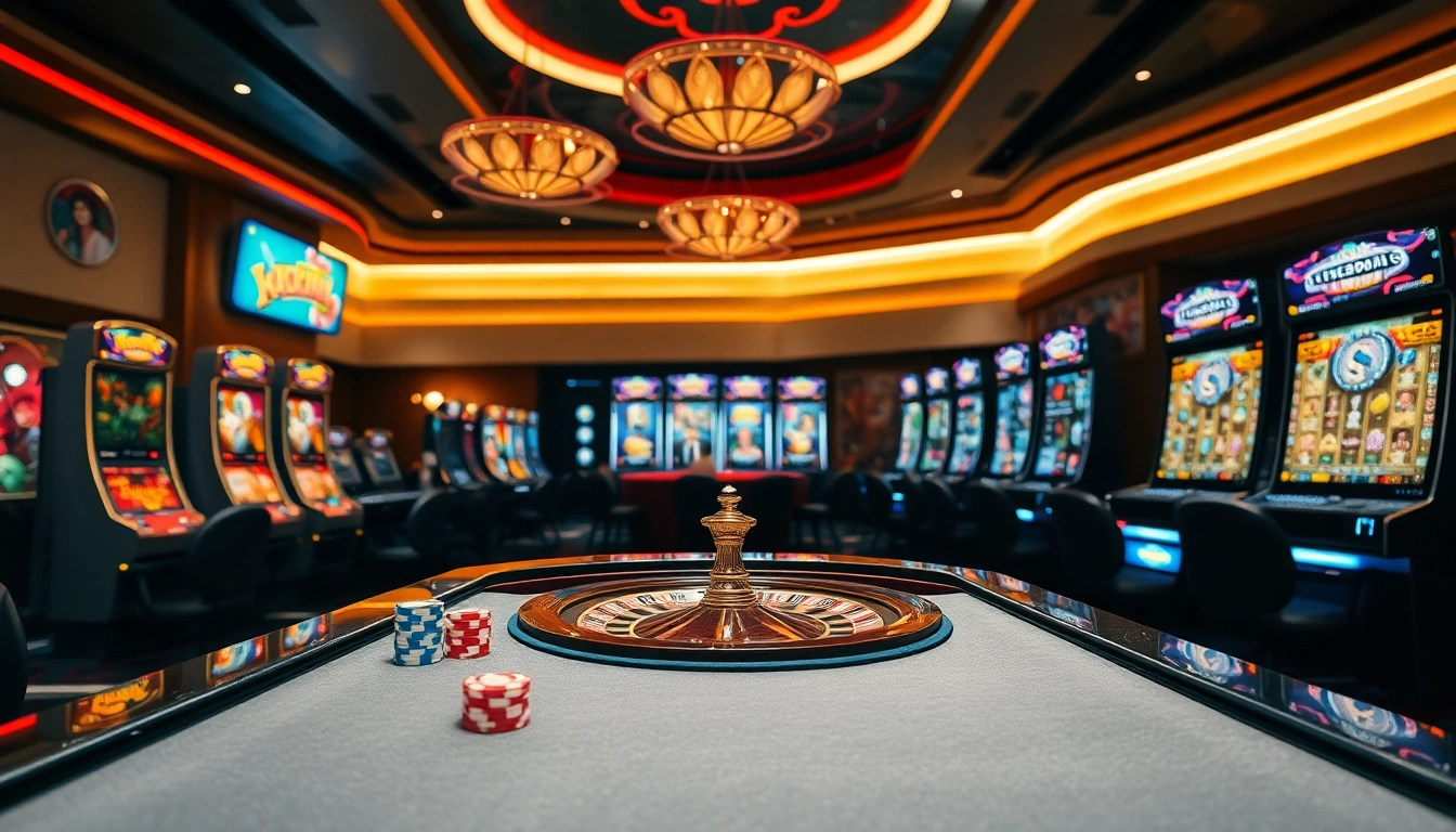 Mega888 apk new driving excitement at a vibrant online casino table with games and players.