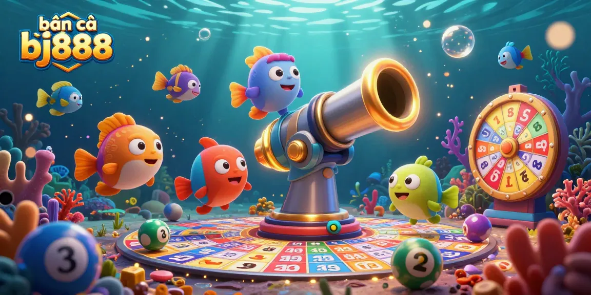 Play bắn cá bj888 with vibrant underwater scenes and engaging game elements showcasing sea creatures.