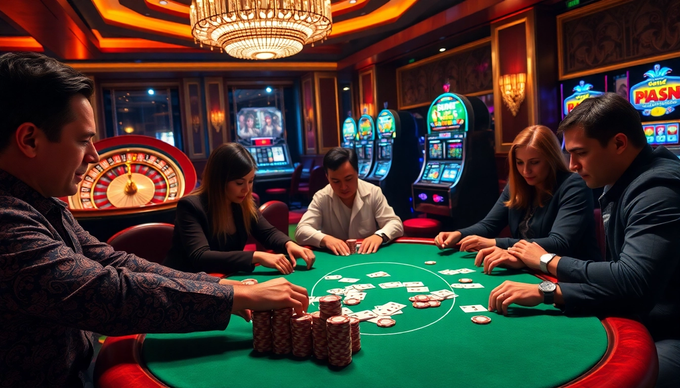 Experience high-stakes poker at https://789win1.black/, amidst luxury and excitement in a dynamic casino setting.
