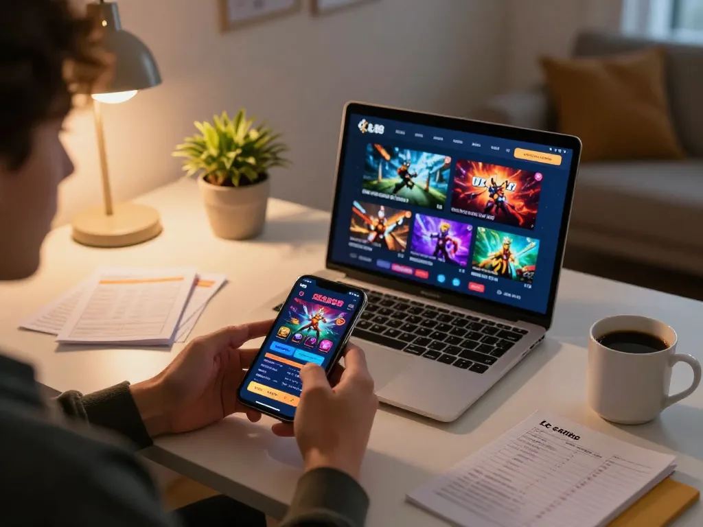 Engaging with the lc 88 casino app on a smartphone while enjoying strategic online gaming.