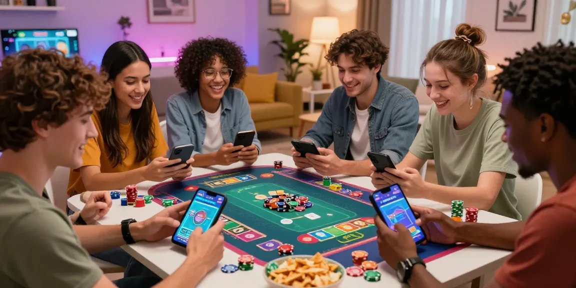 Friends enjoying Teen Patti Boss game together, grabbing it for fun!
