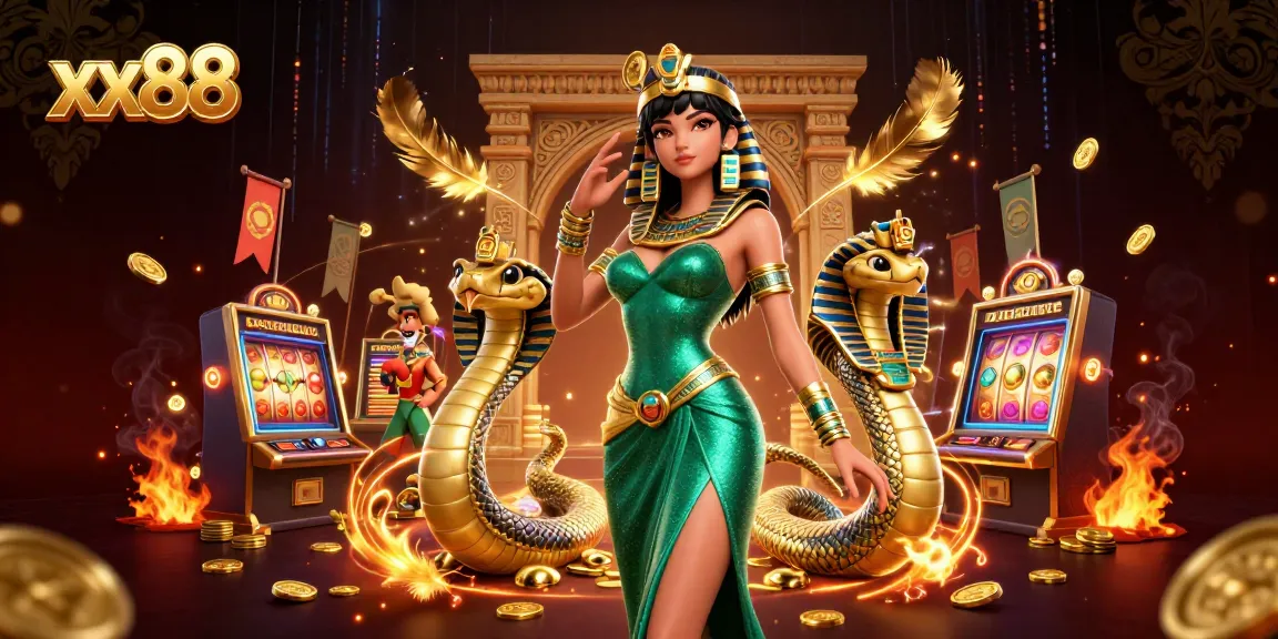 Play exciting games at xx88 with vibrant casino elements and captivating characters.
